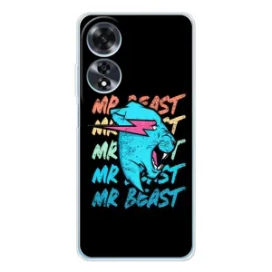 Чехол с принтом «logo Mr beast» для OPPO A60 5G