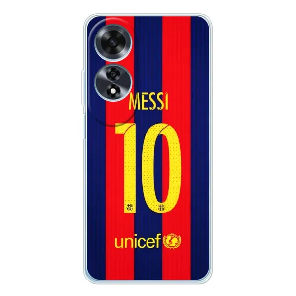 Чохол з принтом «Messi Barca 10» для OPPO A60 5G