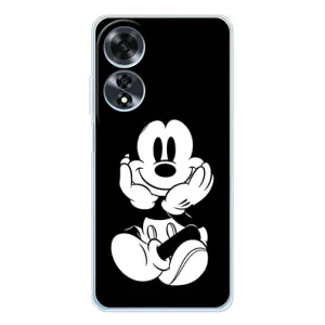 Міккі Маус чохол для OPPO A60 5G (AlphaPrint - Мультяшні) (Маус на чорному)