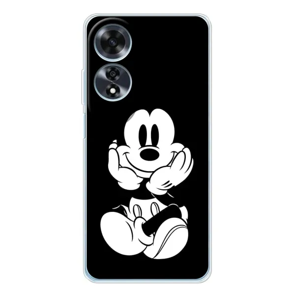 Чохол з принтом «Маус на чорному» для OPPO A60 5G Чохол з принтом «Маус на чорному» для OPPO A60 5G