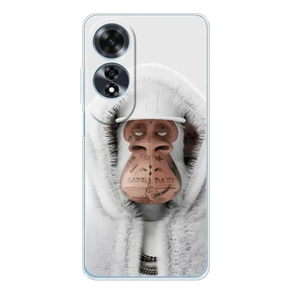 Чохол з принтом «мавпа NFT в тату» для OPPO A60 5G Чохол з принтом «мавпа NFT в тату» для OPPO A60 5G