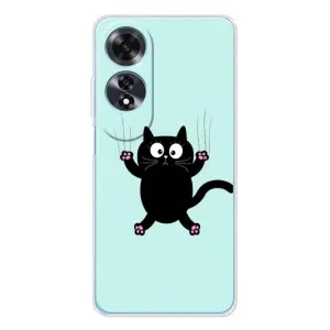 Чохол з принтом «Падаючий кіт» для OPPO A60 5G