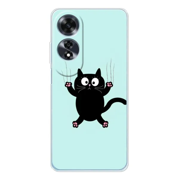 Чохол з принтом «Падаючий кіт» для OPPO A60 5G Чохол з принтом «Падаючий кіт» для OPPO A60 5G