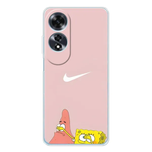 Чохол з принтом «Патрік і Губка» для OPPO A60 5G
