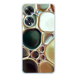 Мраморний чехол на OPPO A60 5G (VPrint) (Радужний Мрамор)