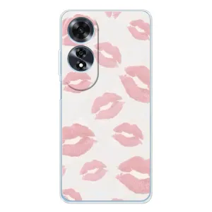 Чохол з розовим принтом для OPPO A60 5G (Рожеві губи)