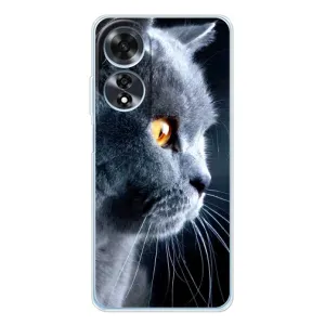 Чехол с принтом «Серый Кот» для OPPO A60 5G