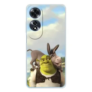 Чохол з мультфільмом Шрек на OPPO A60 5G (Шрек та Осел)