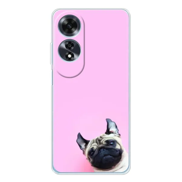 Чехол с принтом «Смешная собака» для OPPO A60 5G