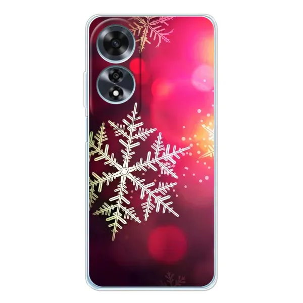 Чехол с принтом «Снежинка» для OPPO A60 5G