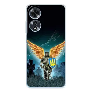 Чехлы с картинкой ЗСУ для OPPO A60 5G (AlphaPrint) (Солдат ЗСУ)