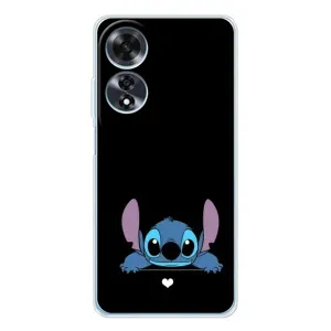 Чохол з принтом Стіч на OPPO A60 5G (Стіч на чорному)