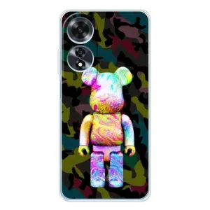 Чехол с принтом «Яркий Bearbrick» для OPPO A60 5G