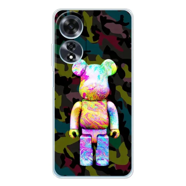 Чехол с принтом «Яркий Bearbrick» для OPPO A60 5G Чехол с принтом «Яркий Bearbrick» для OPPO A60 5G