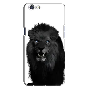 Чохли з картинкою животних Oppo A71 (Чорний ЛЕВ)
