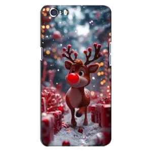 Чехол с принтом «Олень среди подарков» для OPPO A71