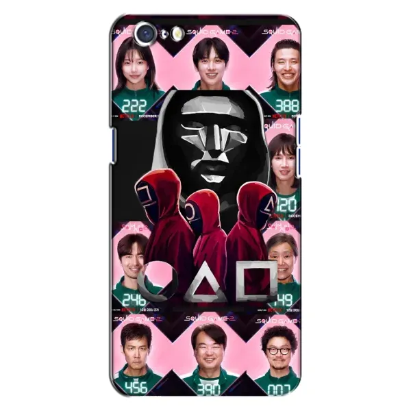 Чохол з принтом «Учасники Гра кальмара» для OPPO A71 Чохол з принтом «Учасники Гра кальмара» для OPPO A71
