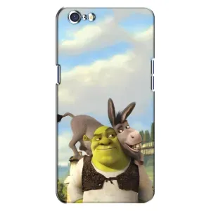 Чохол з мультфільмом Шрек на Oppo A71 (Шрек та Осел)