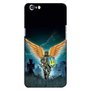 Чехлы с картинкой ЗСУ для Oppo A71 (AlphaPrint) (Солдат ЗСУ)