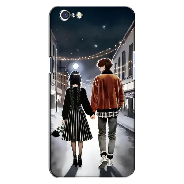 Чохол з принтом «Венздей та Тайлер» для OPPO A71 Чохол з принтом «Венздей та Тайлер» для OPPO A71