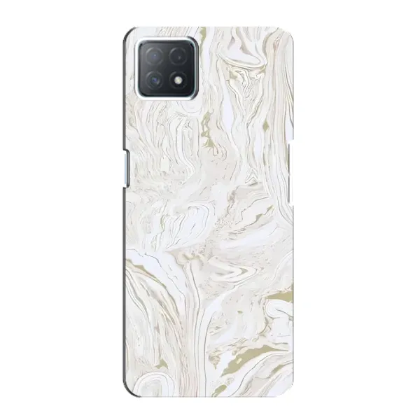 Чехол с принтом «Белый мрамор» для OPPO A72 (5G)
