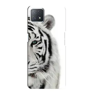 Чохли з картинкою животних Oppo a72 (5G) (Білий Тигр)