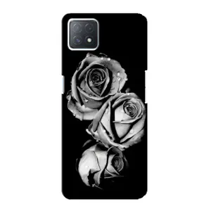 Чохол з принтом «Чорна троянда» для OPPO A72 (5G)