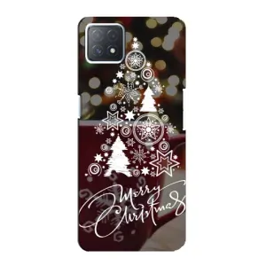 Різдвяні Чохли для Oppo a72 (5G) (VPrint) (Ялинка яскрава)