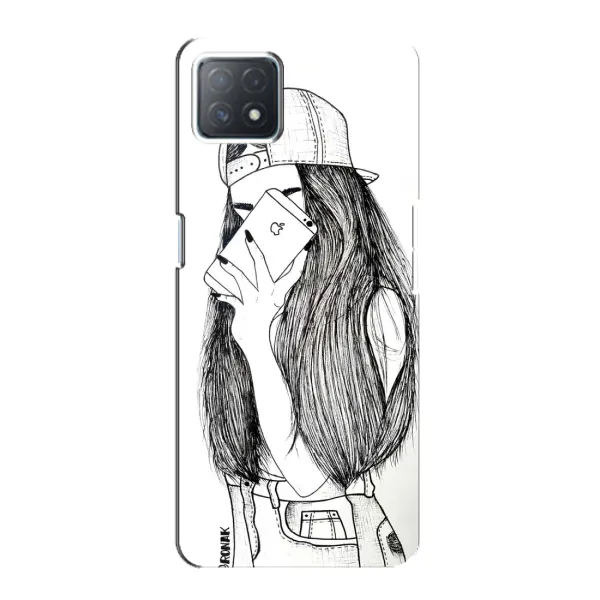Чехол с принтом «Фото девочки» для OPPO A72 (5G)