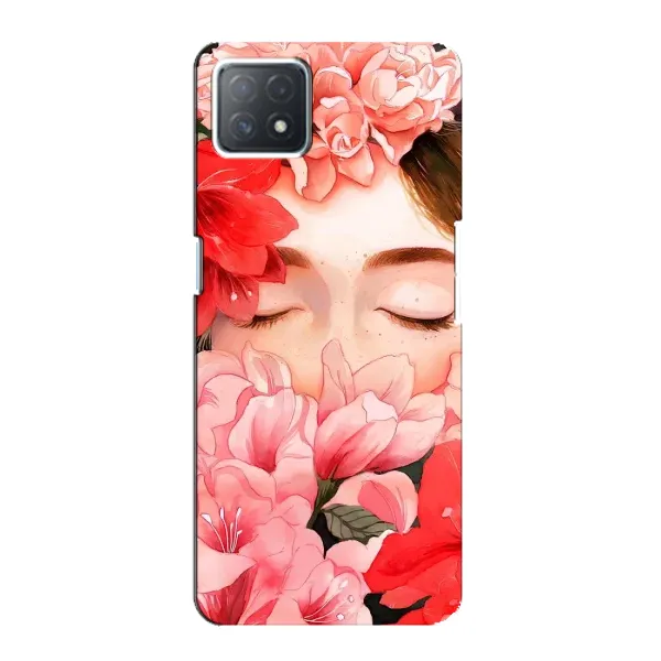Чехол с принтом «Глаза в цветах» для OPPO A72 (5G) Чехол с принтом «Глаза в цветах» для OPPO A72 (5G)