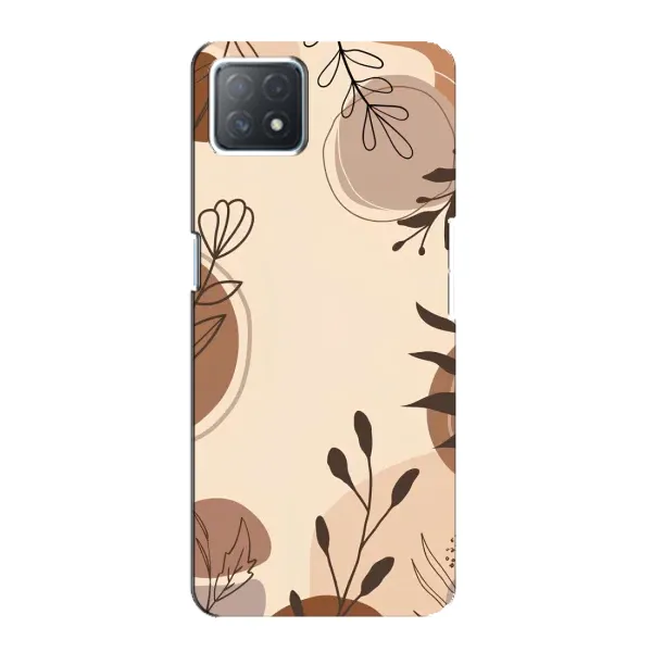 Чохол з принтом «Коричневі квіти» для OPPO A72 (5G) Чохол з принтом «Коричневі квіти» для OPPO A72 (5G)