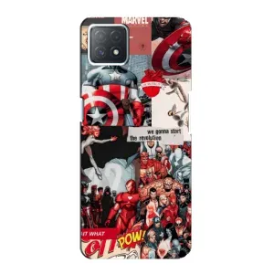 Чехол с принтом «Марвел Комикс» для OPPO A72 (5G)