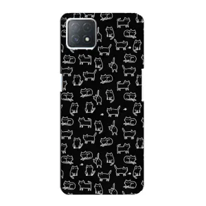 Чохол з принтом для Oppo a72 (5G) (AlphaPrint) Модні коти (Маленькі котики)