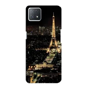 Чохол Ейфелева Вежа Oppo a72 (5G) - (AlphaPrint) (Нічний Париж)