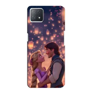 Чехол Рапунцель для Oppo a72 (5G) (Принцесса и принц)