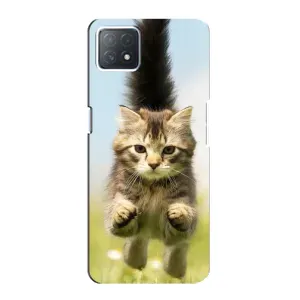Чохли з Котиками для Oppo a72 (5G) (VPrint) (Прижок кота)