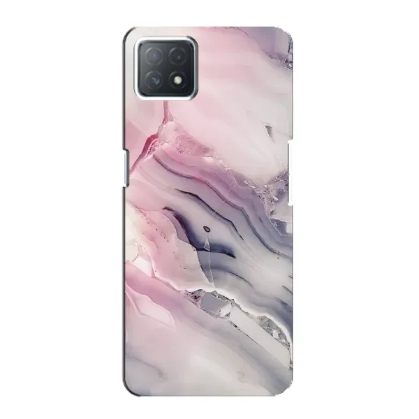 Чехол с принтом «Пурпурный Мрамор» для OPPO A72 (5G)