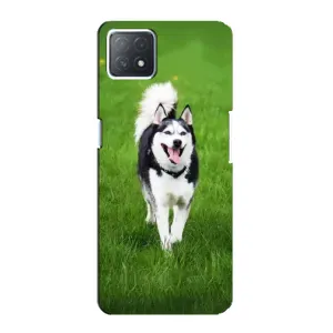 Чохол з Хаскі Oppo a72 (5G) - (AlphaPrint) (Радісний Хаскі)