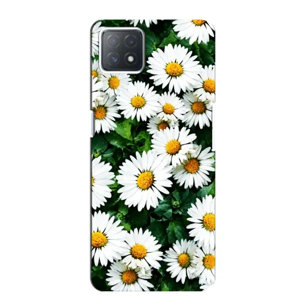Чохол з принтом «Ромашки» для OPPO A72 (5G)