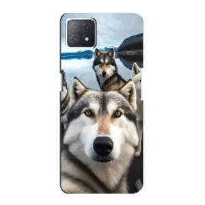 Чохол з Хаскі Oppo a72 (5G) - (AlphaPrint) (Селфі Хаскі)