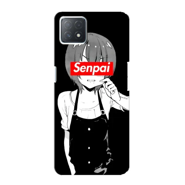 Чехол с принтом «Senpai» для OPPO A72 (5G)