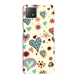 Чехлы для любимой на OPPO a72 (5G) (VPrint) (Сердечки)