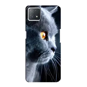 Чохли з Котиками для Oppo a72 (5G) (VPrint) (Сірий Кіт)