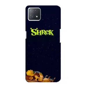 Чехол с мультфильмом Шрек на Oppo a72 (5G) (Отдыхающий Шрек)