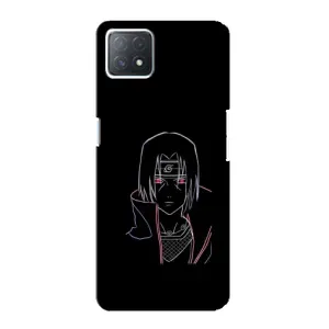Чехол с принтом «силуэт Итачи» для OPPO A72 (5G)