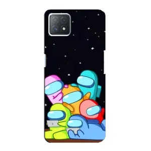 Чохли Амонг Ас для Oppo a72 (5G) (AlphaPrint) (Скіни в космосі)