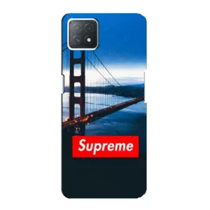 Чехол с принтом «Стиль Supreme» для OPPO A72 (5G)