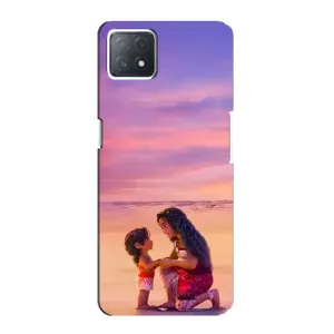 Чехол с мультфильмом Моана Oppo a72 (5G) (Маленькая Ваяна)