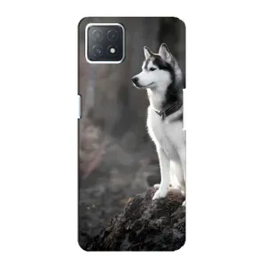 Чохол з Хаскі Oppo a72 (5G) - (AlphaPrint) (Вірний собака)