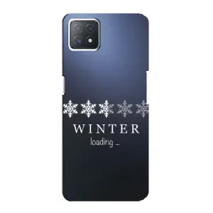 Зимні Чохли для OPPO a72 (5G) - прозорий фон (Winter loading)